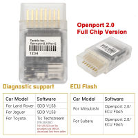 สำหรับโตโยต้ามิตซูบิชิมิตซูบิชิ ECU แฟลช OBD2 OBDII เชื่อมต่อออโต้สแกนเนอร์เครื่องมือวินิจฉัยรถ ECU ชิปเครื่องมือจูน Tactrix Openport 2.0