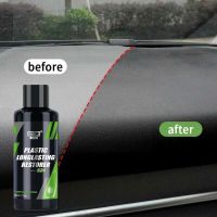 Plastic Renovator For Car Exterior Spray Trim Long-lasting Agent Liquid Rubber Refresh Hydrophobic Coating Wax Automotive S7x0