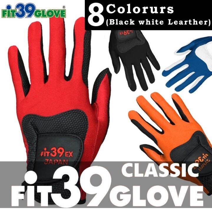 Fit39 ★ Japan No.1 Golf Gloves *CLASSIC* BlackWhite Base【Right hand