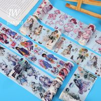 【LZ】✁№✙  JIANWU-Personagens bonitos do Anime Fitas de Mascaramento Material do jornal fita PET Washi Multi-size DIY Scrapbooking Colagem papelaria 300 centímetros