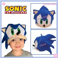 Sonic THE HEDGEHOG หมวกคอสเพลย์ การ์ตูนน่ารัก สีฟ้า สําหรับแต่งตัวปาร์ตี้