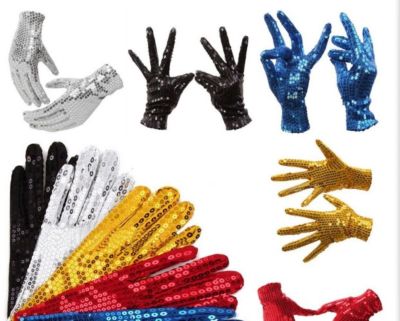 1 Michael Jackson Sequined Evening Costume Gloves dance at the kindergartens Kids 10 colors