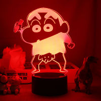 เด็กเครยอนชินจัง 3D Night Light Harano Guan Guangzhi Animation Peripl คนดังทางอินเทอร์เน็ตสร้างสรรค์ของขวัญเล็กๆน้อยๆของขวัญวันเกิด