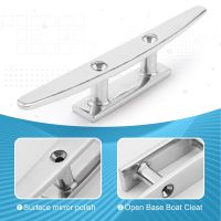 Open Base Boat Cleat 316 Stainless Steel Hardware Boat Cleats for Marine Boat Deck Rope Tie Yacht Accessories