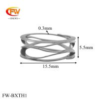 ✽✿ FINEWE Stainless Steel 0.5mm X 28mm OD Multi Wave Compression Springs Wave Springs