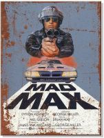 Mad Max Movie Film Retro Metal Tin Sign Plaque Poster Plate Wall Decor Art Shabby Chic Gift Wall Picture Home Decorative Pipe Fittings Accessories