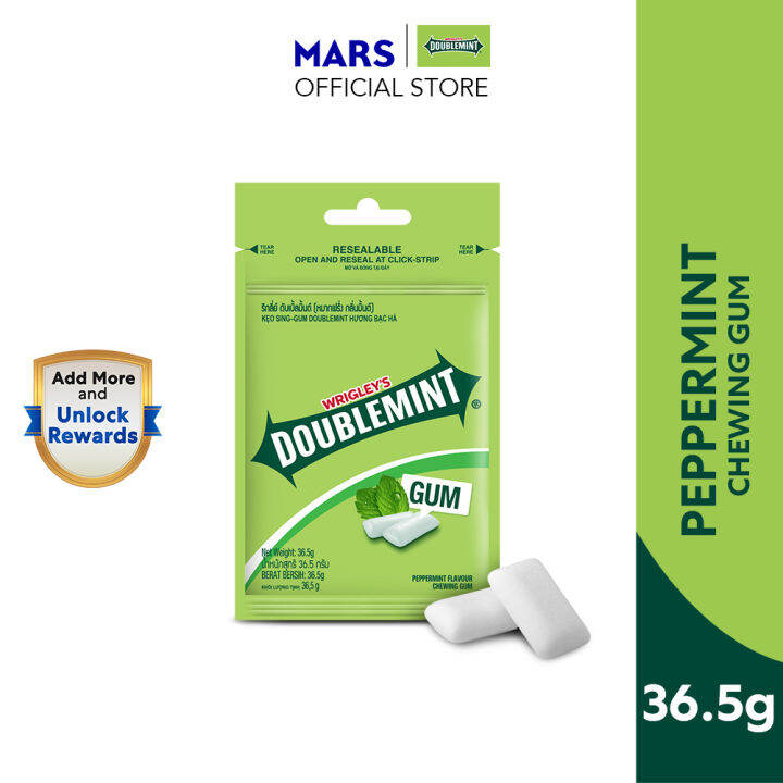 DOUBLEMINT® Peppermint Gum Candy Resealable 25s Lazada PH