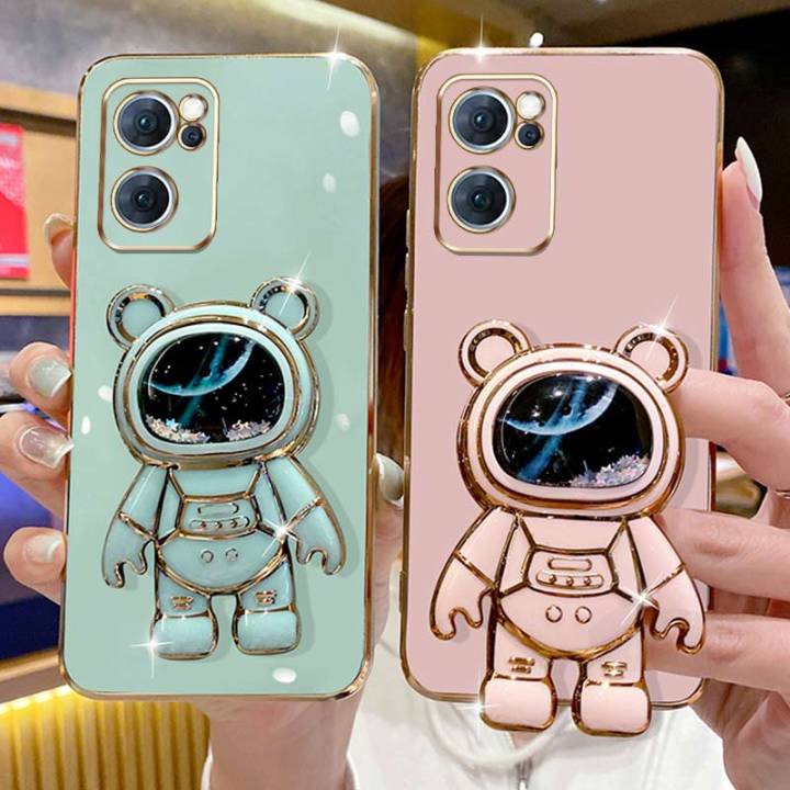 andyh-phone-case-oppo-reno-7-5g-find-x5-lite-reno-7-pro-5g-realme-9i-4g-a96-4g-k10-4g-6dstraight-edge-plating-quicksand-astronauts-who-take-you-to-explore-space-bracket-soft-luxury-high-quality-new-pr