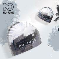 Nujune กางเกงเครื่องป้องกันหูหมวกว่ายน้ำ PU กันน้ำผมยาวสำหรับผู้หญิง,สูทมืออาชีพผ้ายืดหยุ่นได้ดีน่ารัก