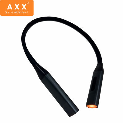 AXX USB Rechargeable Neck Reading Light LED Book Lights for Reading in Bed Flexible Arms Perfect for Bookworms Craft Knitting