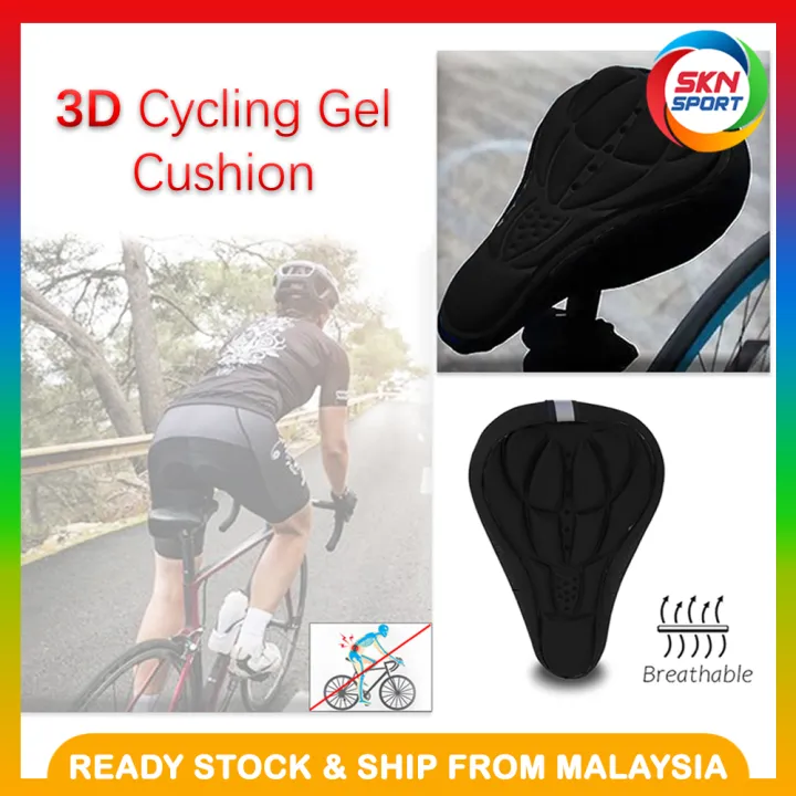 Skn Sports Bicycle Seat Cover Outdoor 3d Gel Silicone Bike Soft Comfort Saddle Cushion Pad Exercise Basikal Lazada - Exercise Bike Seat Cover Uk Skn Sports Bicycle Seat Cover Outdoor 3d Gel Silicone Bike Soft Comfort Saddle Cushion Pad Exercise Basikal Lazada - Exercise Bike Seat Cover Uk