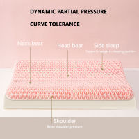 Summer Adult TPE Cool Pillow High Elasticity Latex Orthopedic Pillows Cervical Vertebra Super Soft Sleeping Bedding For Travel