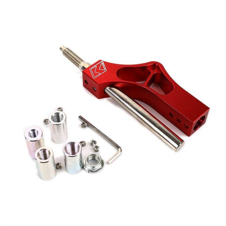 highquality Merah Aluminium Gear Kereta Shift Knob Shifter Pendek