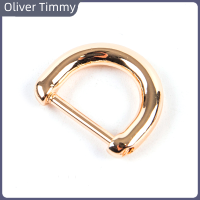 Oliver Timmy สลักกุญแจมือหัวเข็มขัดโลหะรูปตัวดีสำหรับหัตถกรรมเครื่องหนังสายรัดกระเป๋า