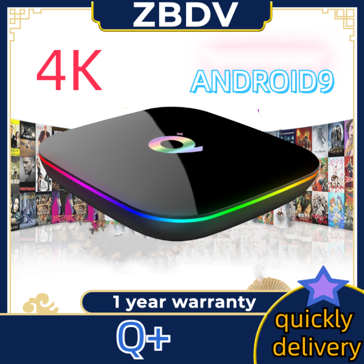 (Fullload app) New Q+ 4GB 64GB Android 9 2.4G Wifi Smart Tv Android