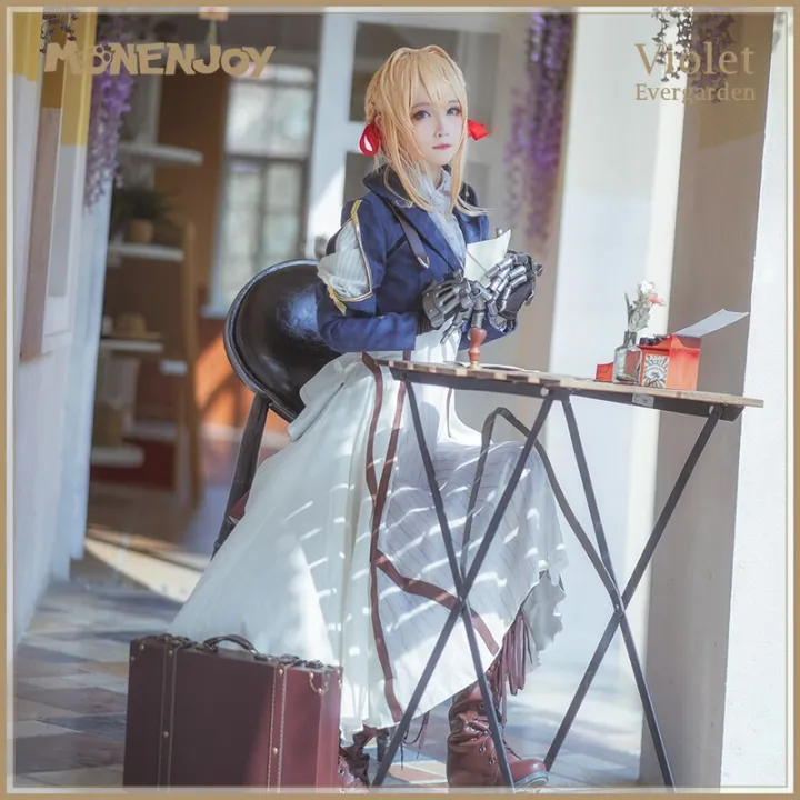 Monenjoy Violet Evergarden Cosplay Costume Anime Cos Lolita Dress ...