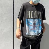 [S-5XL]เสื้อยืดแขนสั้น พิมพ์ลาย Nirvana สไตล์วินเทจ สําหรับเด็ก