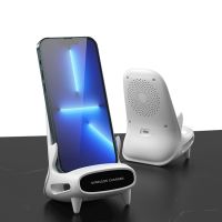 ZZOOI 15W Wireless Charger Phone Stand Pad for iPhone 14 13 12 11 Pro Max Samsung Xiaomi Poco Induction Fast Charging Dock Station