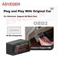 Asvegen โมเดลบลูทูธ Obd2 Elm327เครื่องมือ Bt Obd ใช้ในปลั๊กแอนด์เพลย์นำทางรถยนต์