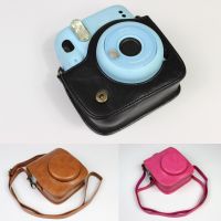 สายถุงคลุมกระเป๋ากระเป๋ากล้องหนังสำหรับ FUJIFILM Fuji Instax Mini 40 /Mini 11