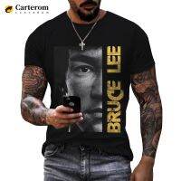 2023 New Bruce Lee Printed 3D T-shirt Hip Hop Harajuku Streetwear Oversized Tshirt Men Women Summer Fashion Casual Tops Tees