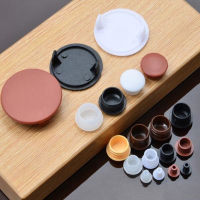 10pcs Plastic Decoration Cap Cupboard Cabinet Screw Hole Cover Round Vents Hardware Accessories Desk