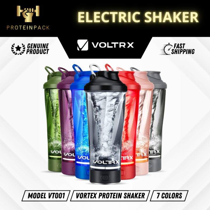 Voltrx Vortex Electric Protein Shaker Bottle (Blue)
