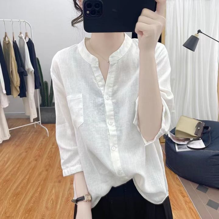 Áo sơ mi nữ Cara Shirt SMI017 chất liệu vải xuyên thấu thiết kế đi bi