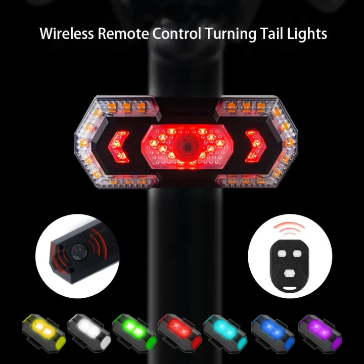 Anyike Motorcycle Turn Signals Wireless Remote Control Taillight