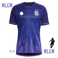 Most popular 【WLGW】Football Jersey 2022-2023 Argentina Jersey Away Liverpool Soccer Jerseys Shirt S-XXL