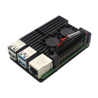 IRELIA สำหรับ RPI 4/4B สำหรับ Raspberry Pi 4 Model B อลูมิเนียมระบายความร้อนอัลลอยด์แบบพาสซีฟทำความเย็นให้เคสคอมพิวเตอร์และอ่างความร้อนสำนักงานชิ้นส่วนคอมพิวเตอร์