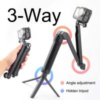 Best Seller!! ไม้ 3 Way Gopro Three-Way Tripod แขนยื่น มือจับ ขาตั้งกล้อง GoPro / OSMO Action Camera