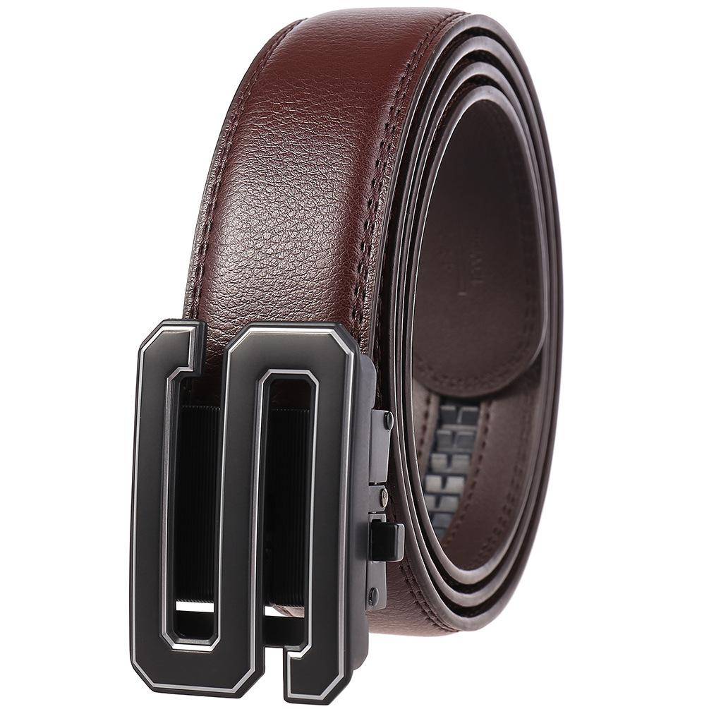 Schuhmacher Leather Belt dark brown extravagant style Accessories Belts Leather Belts 
