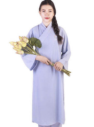 Áo Tràng Lam Phật Tử Đi Chùa Dáng Dài Vải Silk Cao Cấp Dày Dặn - Ao Trang  Lam Phat Tu Di Chua Dang Dai | Lazada.Vn