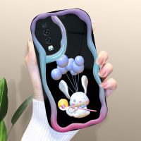 Volans เคสสำหรับ Huawei P30 P30 Pro เคสโทรศัพท์การ์ตูน Sanliou น้ำมันครีมพื้นขอบคลื่นเคสซิลิโคนนิ่มเคสป้องกัน