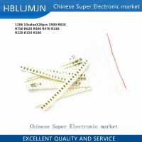 10values X20pcs=200pcs 0603 0805 1206 1% SMD Resistors Assorted Kit Set 1R00 R820 R750 R620 R500 R470 R330 R220 R150 R100 WATTY Electronics