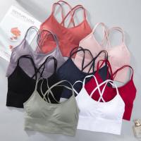 [NEW H] Breathable Sports Bra Anti Sweat Fitness Top Seamless Yoga Bra Shockproof Crop Top Women Push Up Sport Bra Gym Workout Top