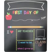 【YD】 Student Blackboard Chalk Wood Signs Props Wear-resistant Chalkboard Recording School Child