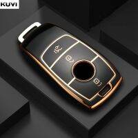 {Lili Car product} โครงเปลือกนอกเคส Kunci Remote Mobil TPU สำหรับ Mercedes Benz A C E S G Class GLC CLA W177 W205 W213 W222 X167 AMG ที่ใส่อุปกรณ์ป้องกัน