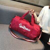 【ATG】2022 PinkBag WomenGym HandbagYoga Weekend Bags LightSwim Duffle Blosa พร้อมช่องใส่รองเท้า