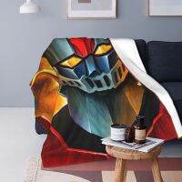 2023 in stock 3D Printing UFO  Mazinger Z Blanket Breathable Soft Flannel Sprint Anime Comic Sofa Bed，Contact the seller to customize the pattern for free