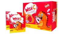 [&amp;gt;ซอง 20 เม็ด&amp;lt;] WISH-C กลิ่นลิ้นจี่ 20 เม็ด Patar วิตามินซี   (exp 21/4/25)