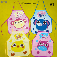 ?【Lowest price】SUTAI ผ้ากันเปื้อนเด็กลายการ์ตูนมีแขน