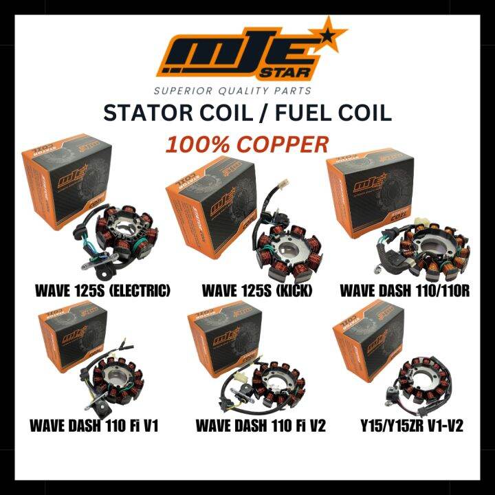 FUEL COIL Y15 COIL YAMAHA Y15ZR STATOR COIL WAVE 125 COIL