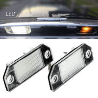 2Pcs LED Number License Plate Light Lamps For Ford Focus C-MAX MK2 03-08 Car Exterior Lighting Accessories Lights 12V