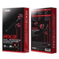 หูฟังเกมมิ่ง PLEXTONE รุ่น MOWI RX3 แถมสายต่อคอม!! เล่นเกม แยกเสียง ฟังเพลง ไมค์คู่ ถอดได้ Plug 3.5 mm. ใช้ได้กับมือถือ, คอม, PS5, Xbox series X