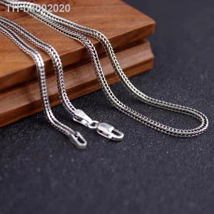 1-6mm-thickpure-s925-sterling-silver-bright-classical-chopin-link-weave-fox-tail-pendant-chain-necklace-men-woman-fine-jewelry