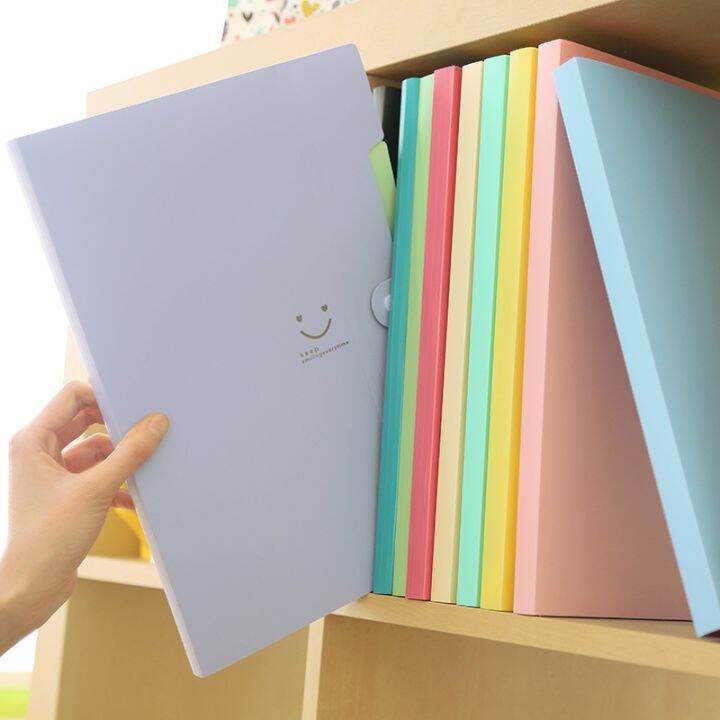 cc-file-organizer-data-book-document-large-capacity-bill-folder-holder-office-stationery-colors