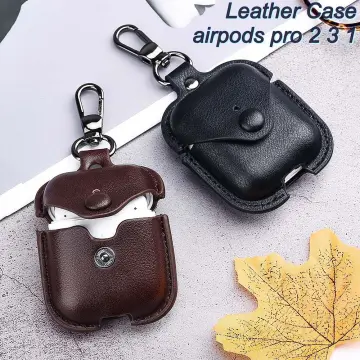 Dreem Om AirPods 3 Case Cover with Keychain Clip for Apple AirPods 3rd Generation, Vegan Leather Airpod Case for Men & Women, Luxury Earbuds