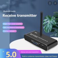 DAC Digital To Analog Audio Converter 3.5มมAUX Coaxial Optical Bluetooth 5.0เครื่องรับสัญญาณเครื่องส่งสัญญาณสำหรับทีวีPC